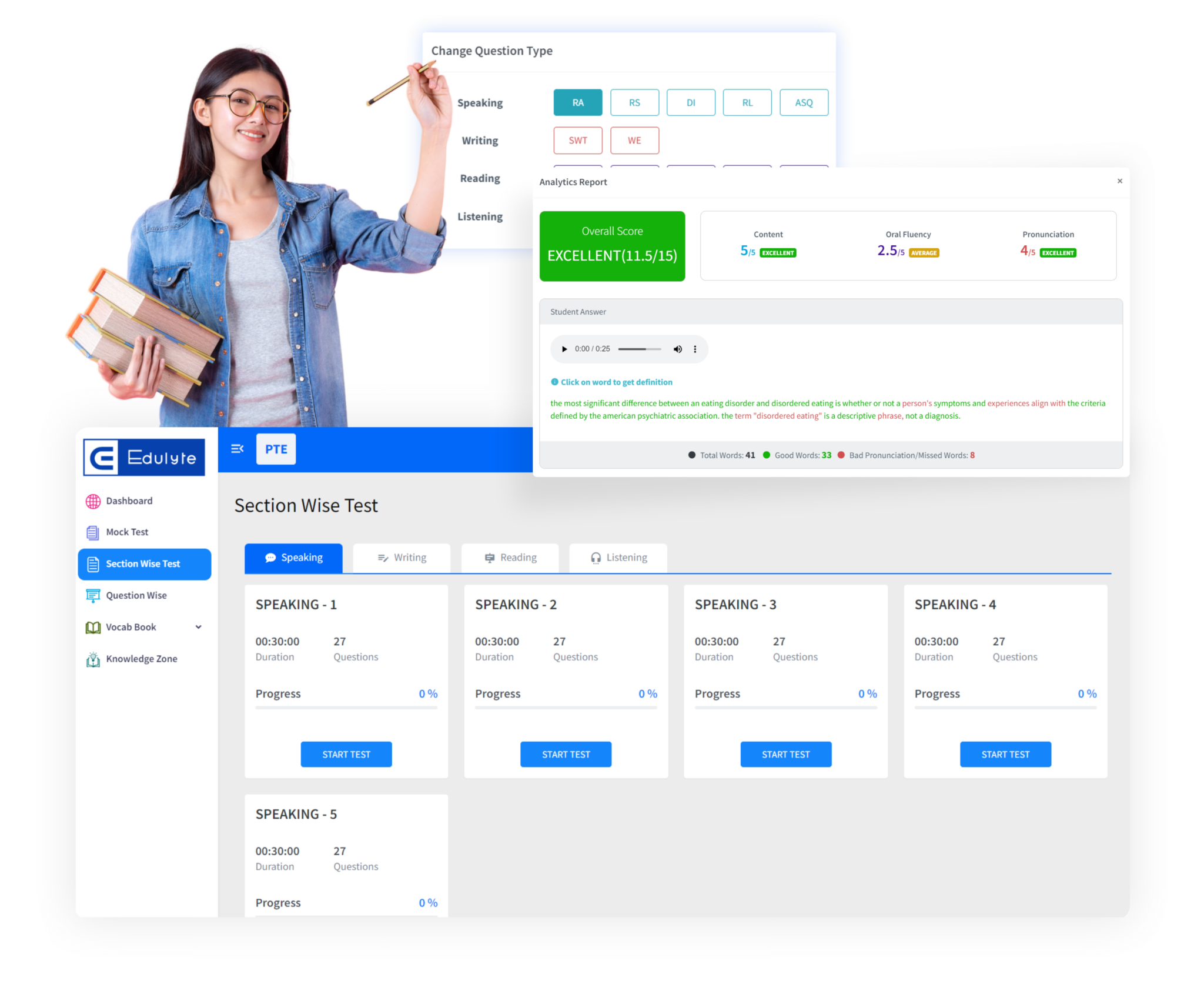 pte score screenshort