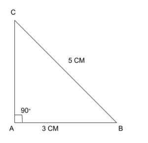 right angled triangle area