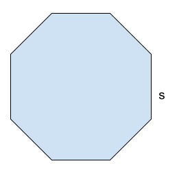 Octagon construction and formulas