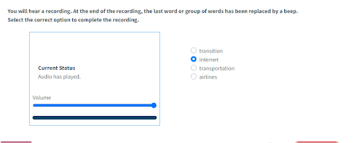 pte listening select missing word practice with answers