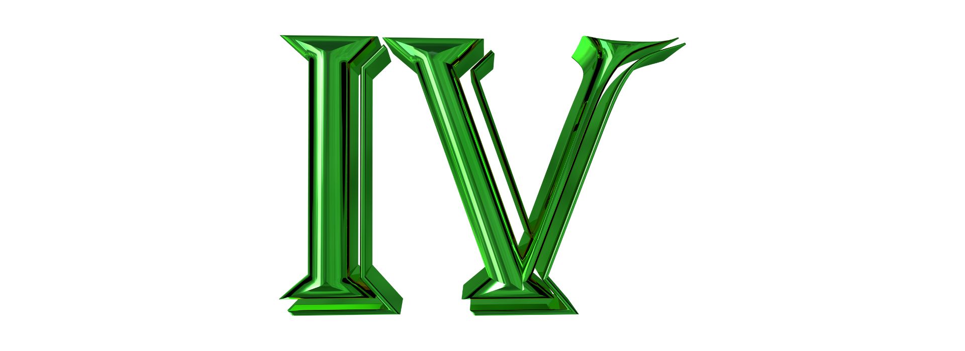 4 in Roman Numerals