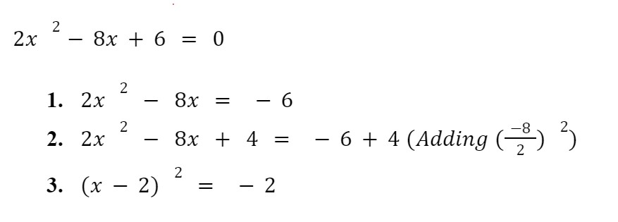 Quadratic Equation with Leading Coefficient a 1