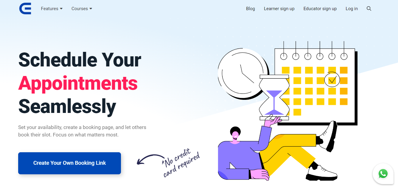 appointment schedular page