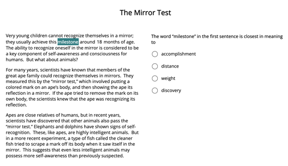 Read an Academic Passage